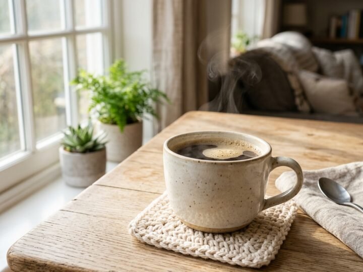 Sunflower Crochet Coaster Pattern